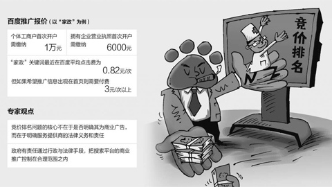 搜索引擎竞价排名给钱就上？消费者被误导谁担责